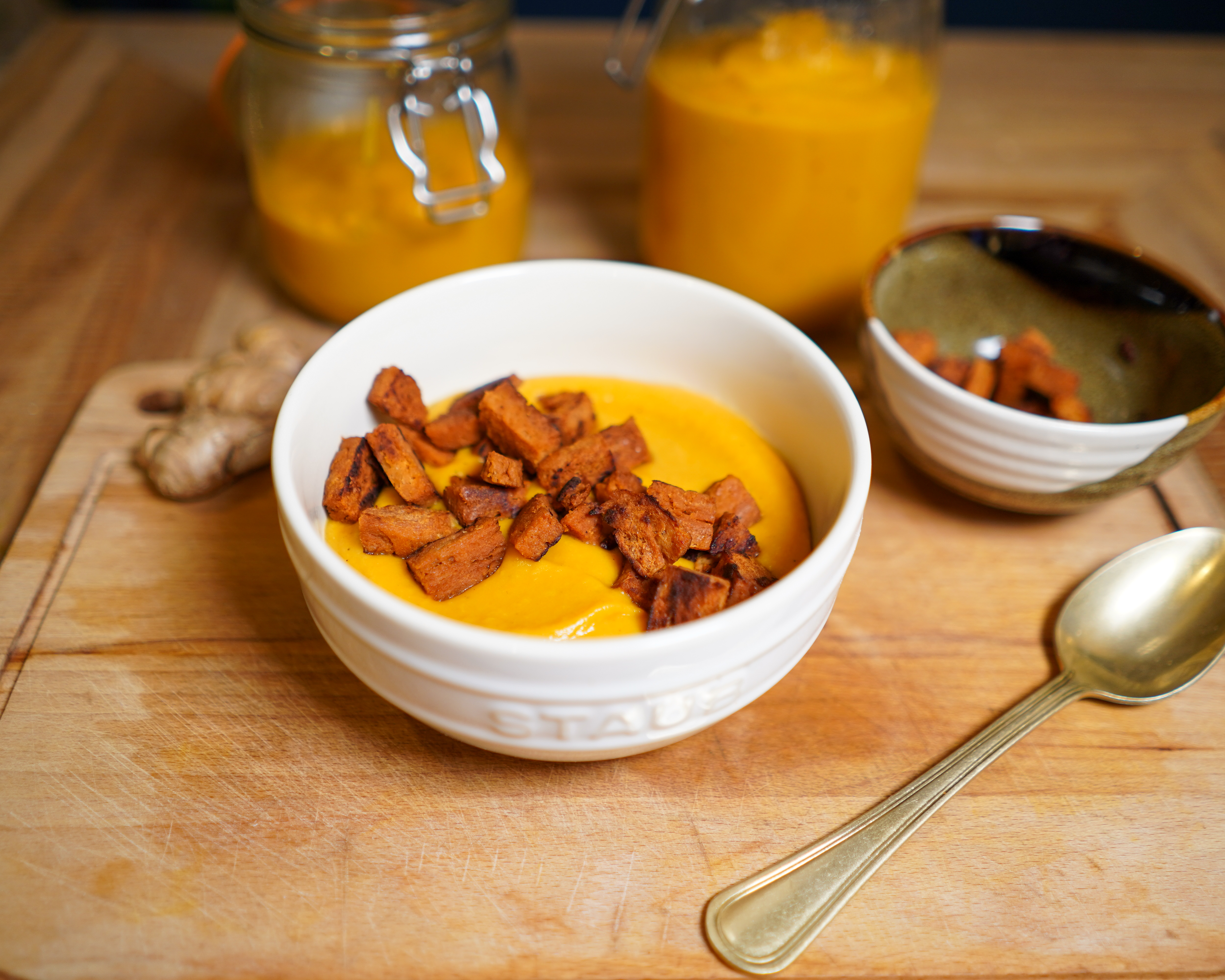 Velouté de patate douce & carottes