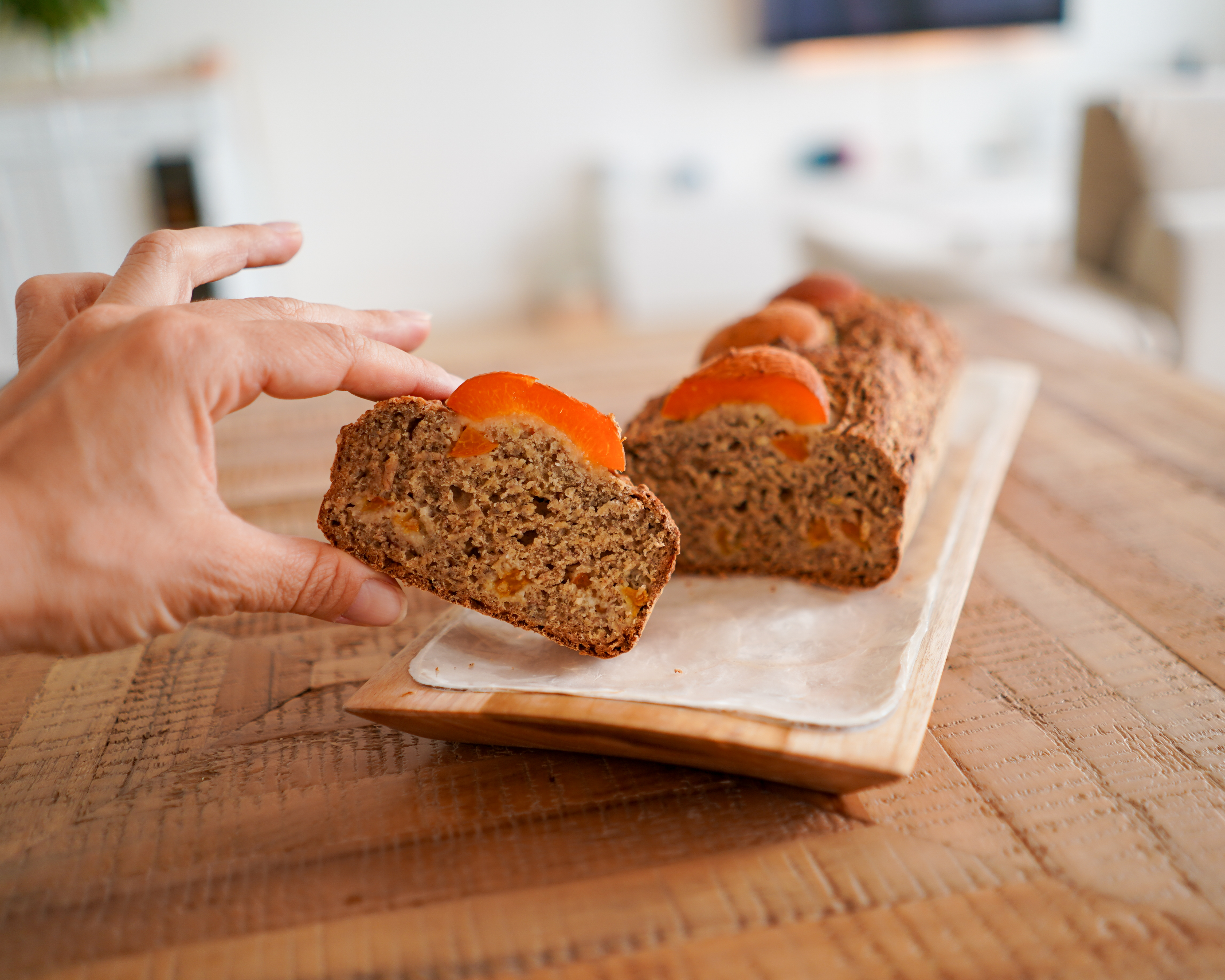 Banana bread aux abricots