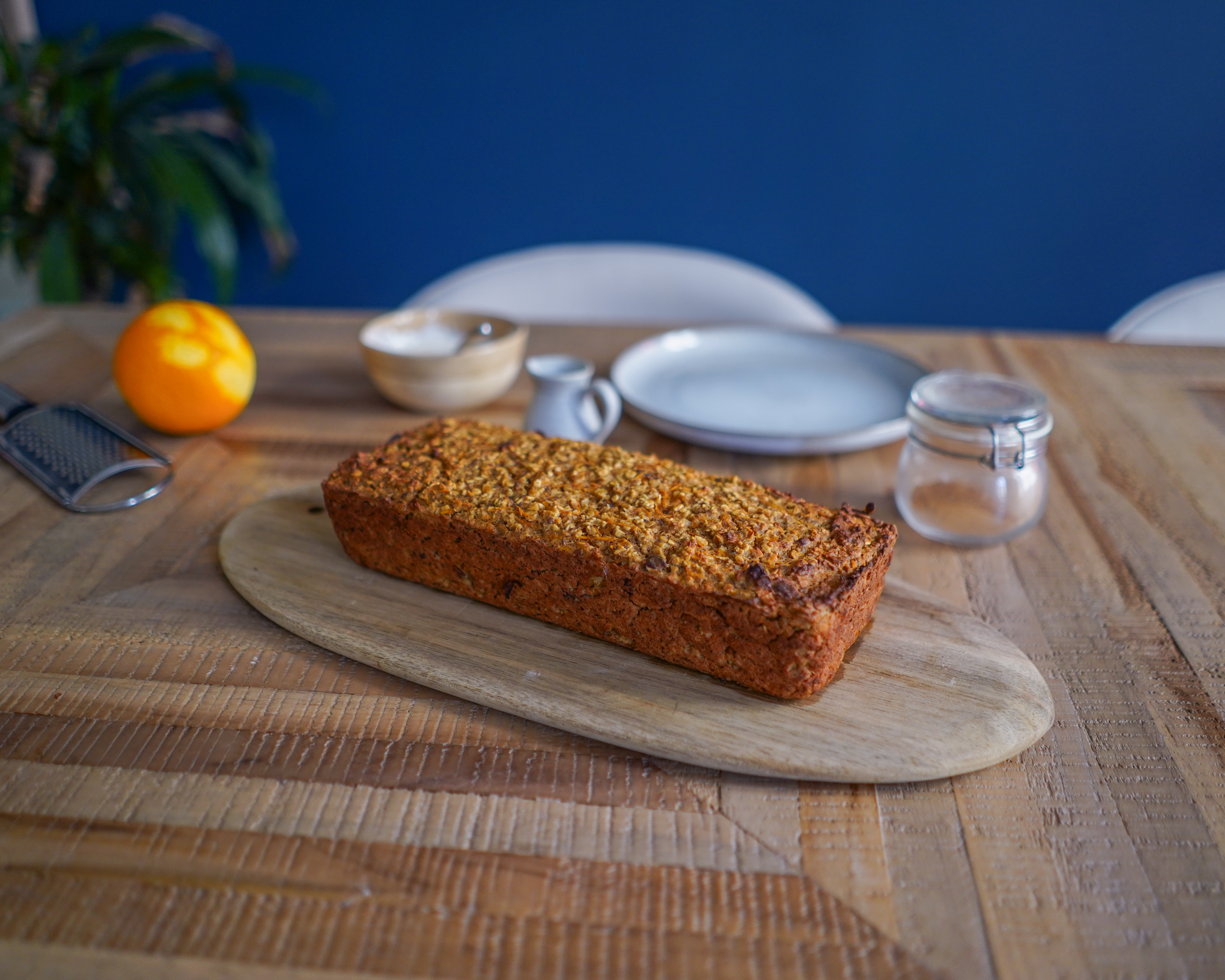 Porridge au four orange-carottes