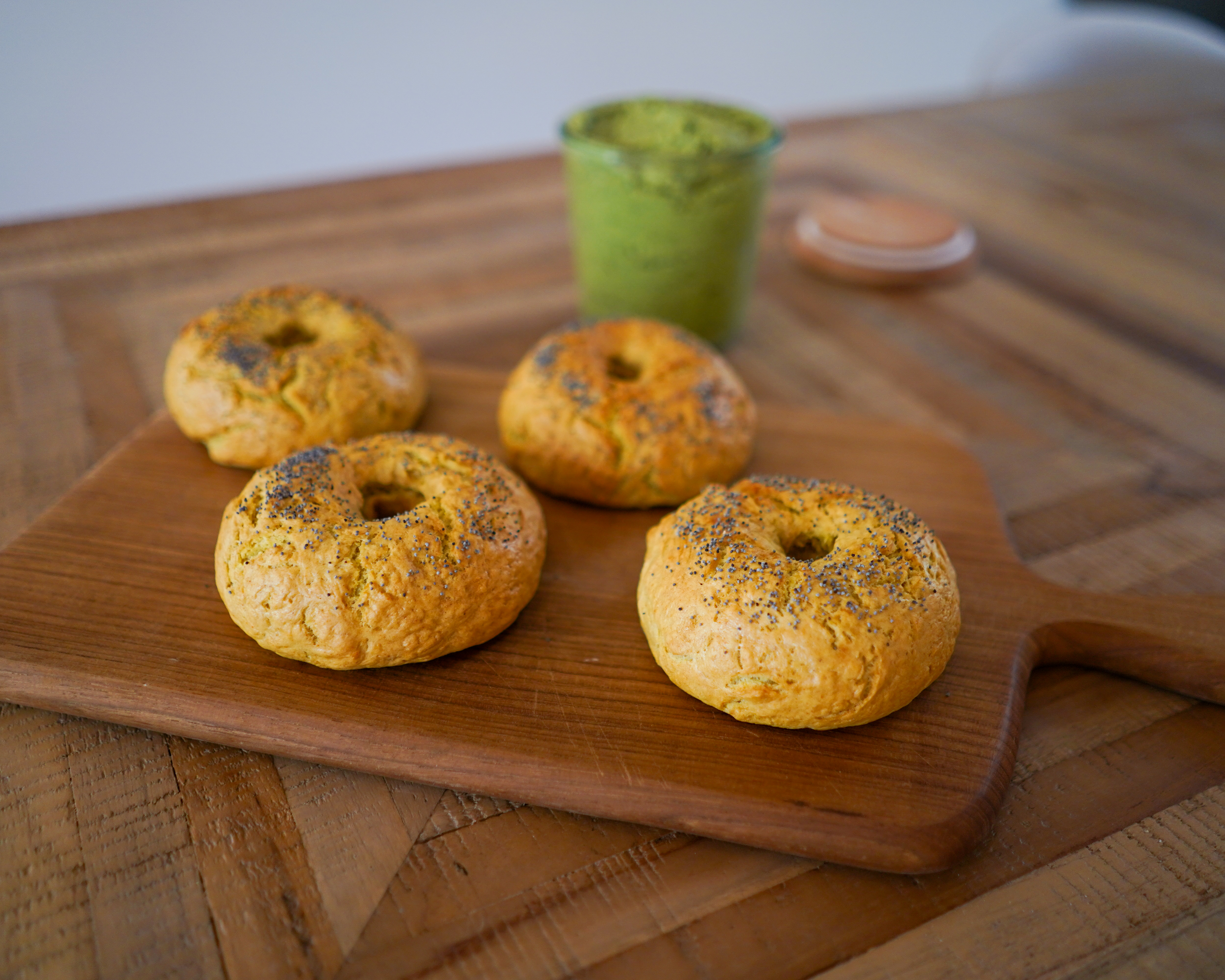 Bagels de tofu