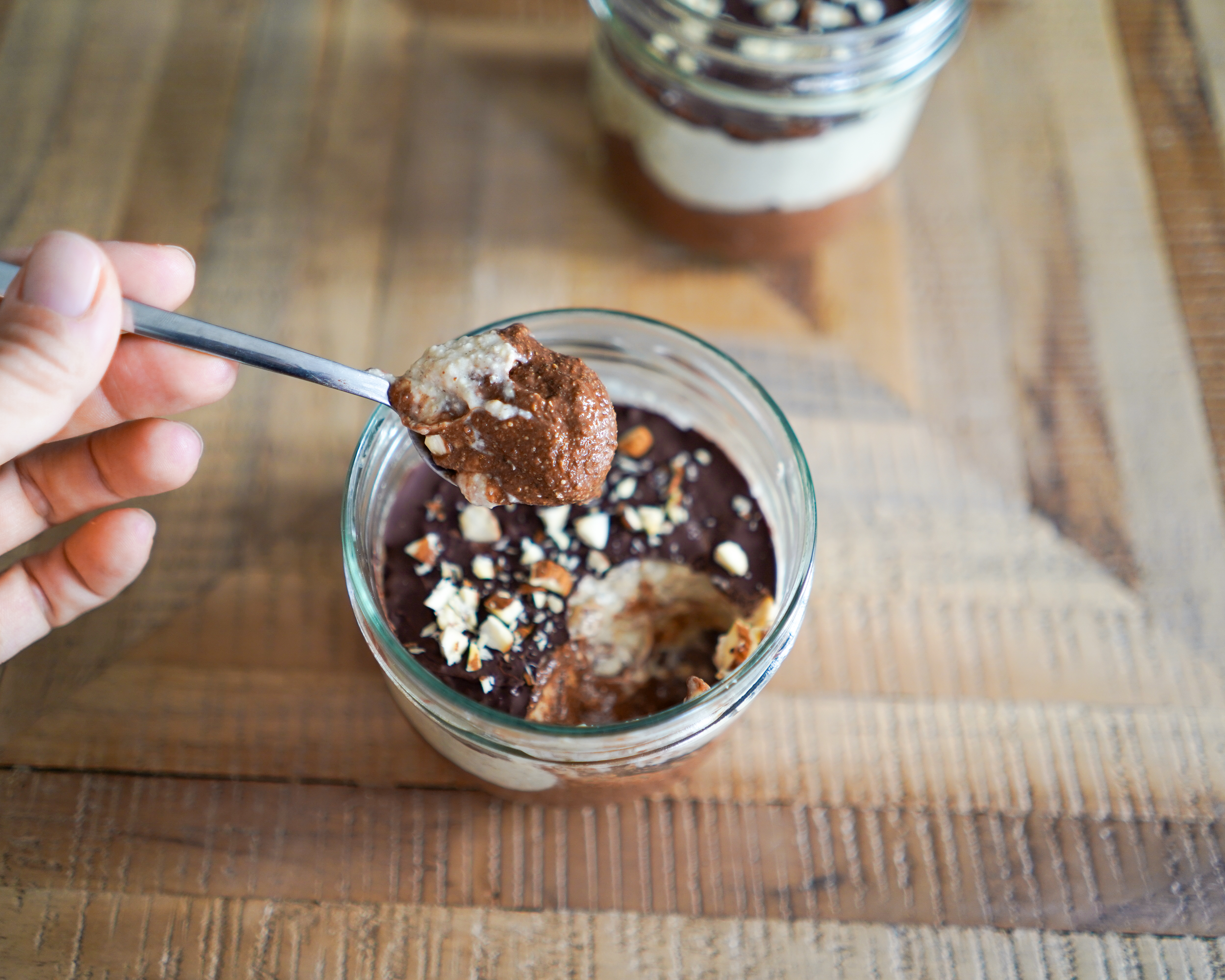 Pudding surprise choco-vanille