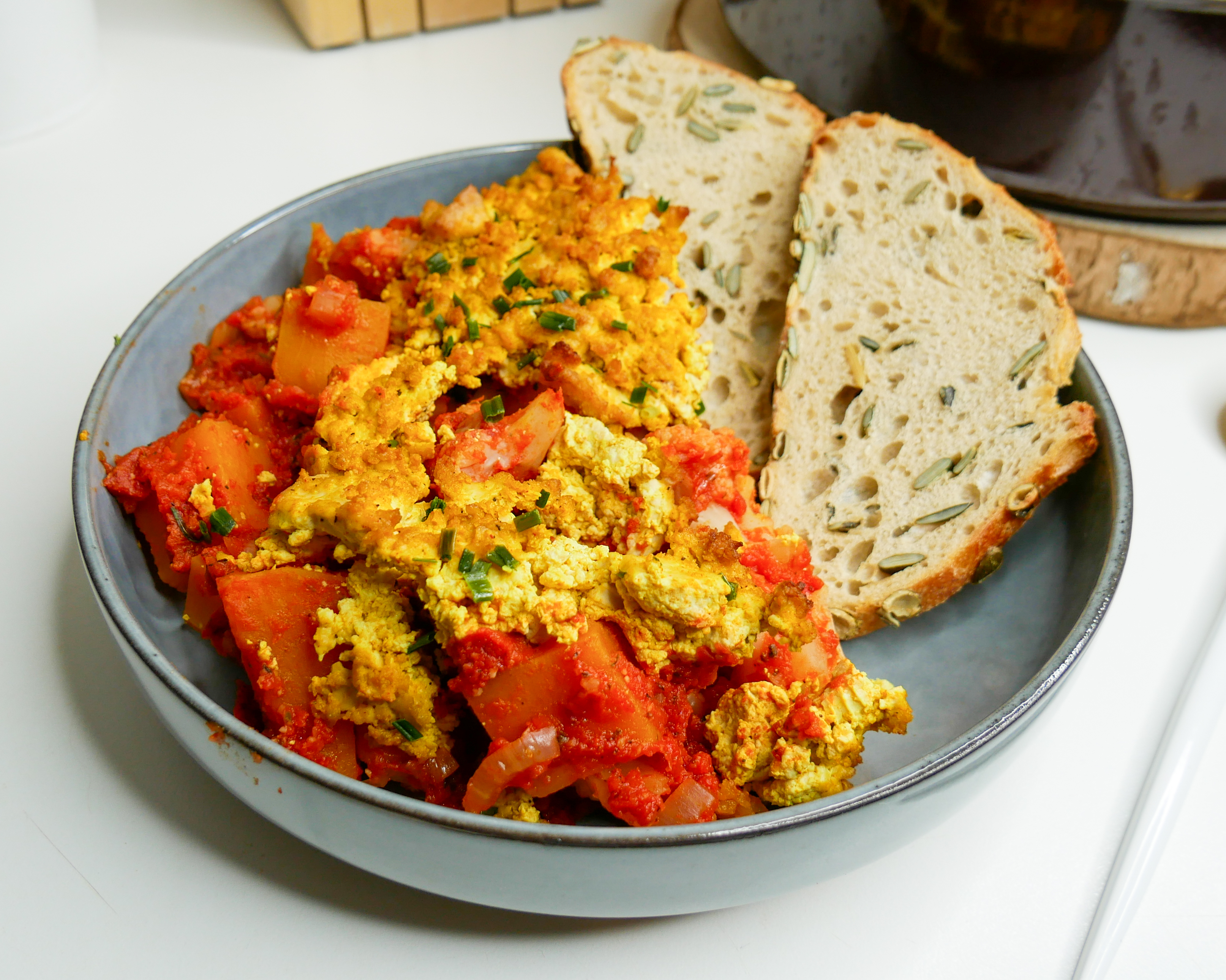 Casserole de tofu aux légumes