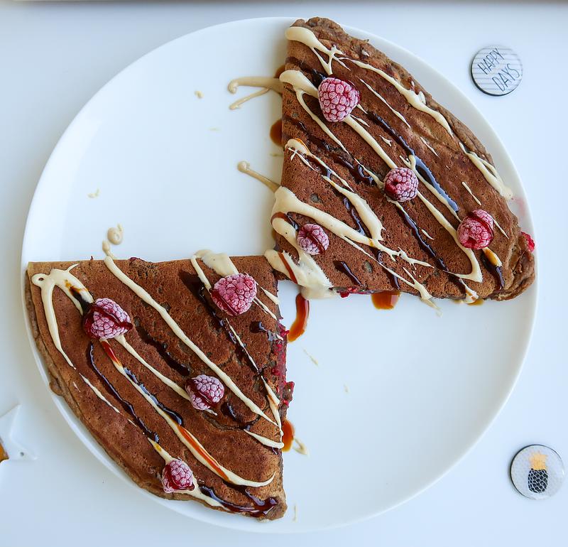 Pancake Géant aux Fruits Rouges