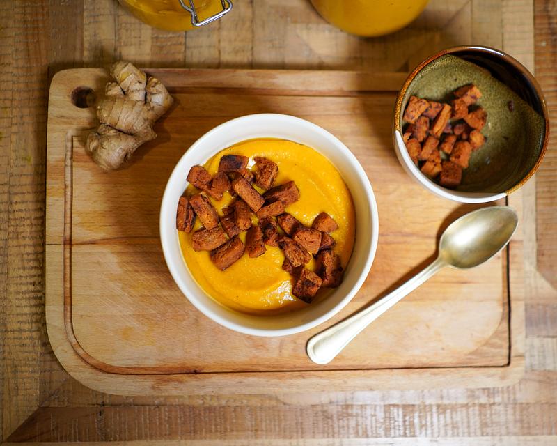 Velouté de patate douce & carottes