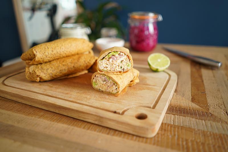 Burritos protéinés au tofu