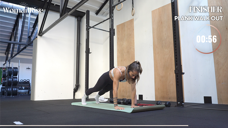 HIIT CIRCUIT Core & Cardio / FINISHER WOMANRISE 1 - CYCLE 4