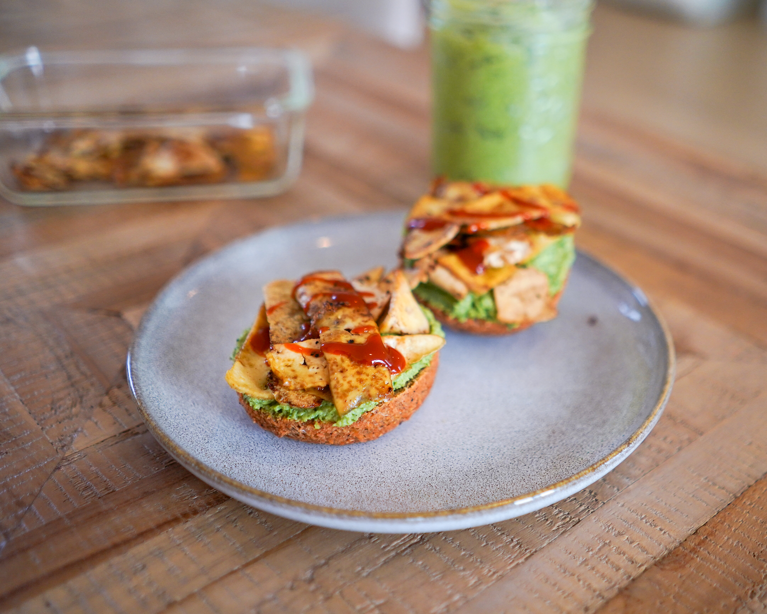 Petit pain pesto & tofu