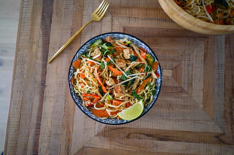 Salade asiatique rafraîchissante