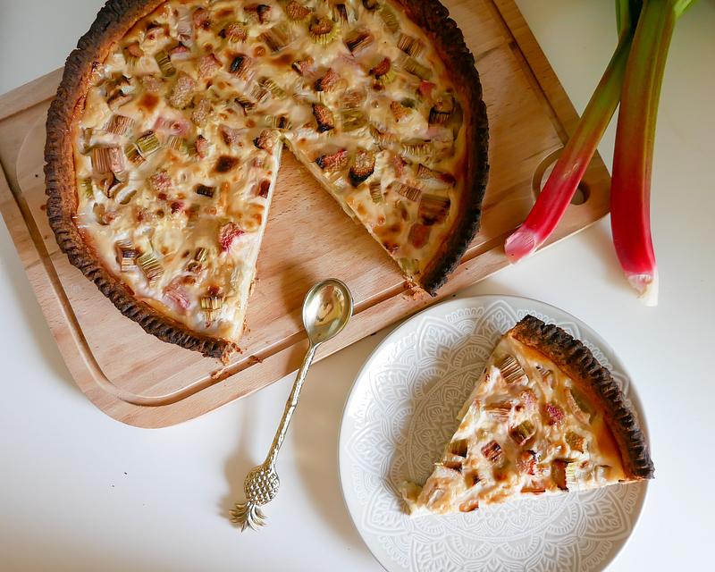 Tarte à la rhubarbe