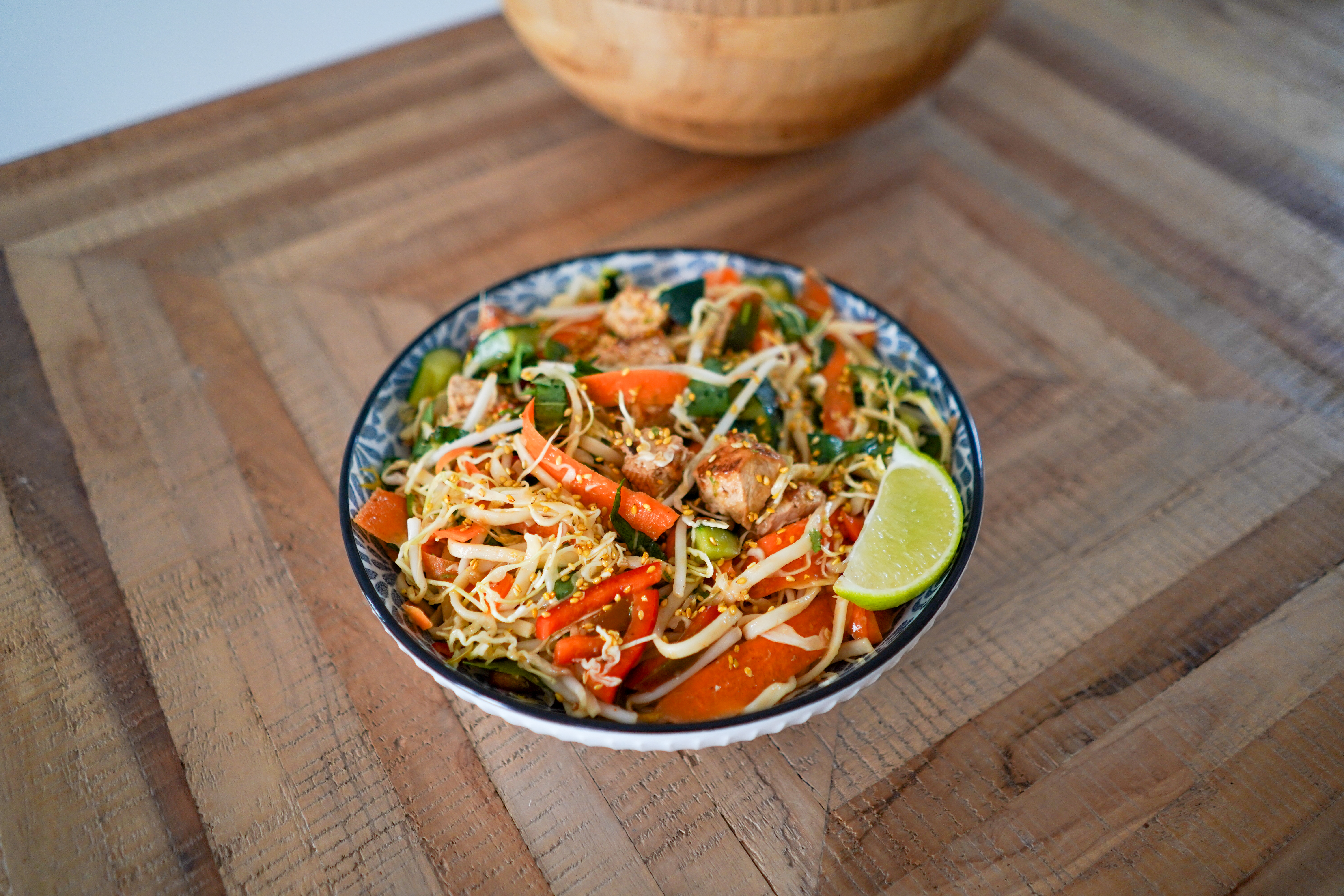 Salade asiatique rafraîchissante
