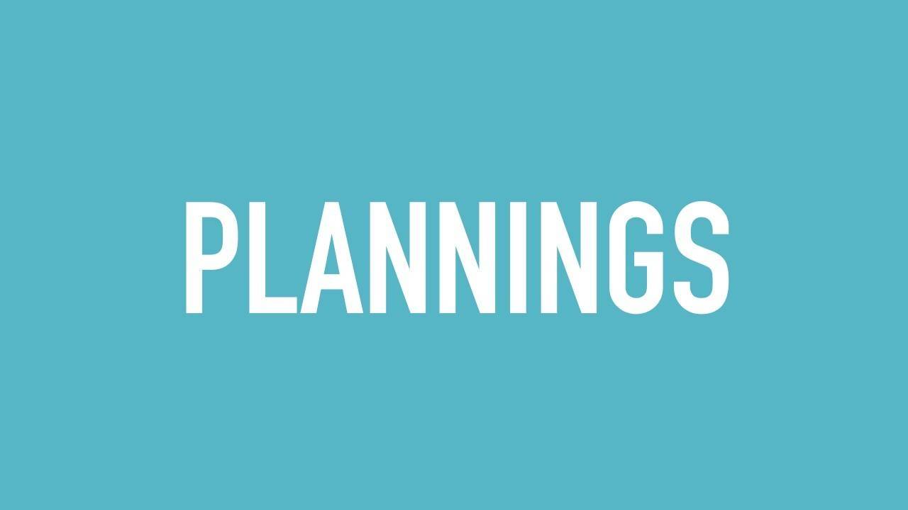 Mes plannings