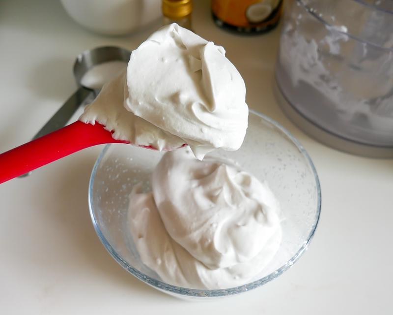 Crème de coco fouettée
