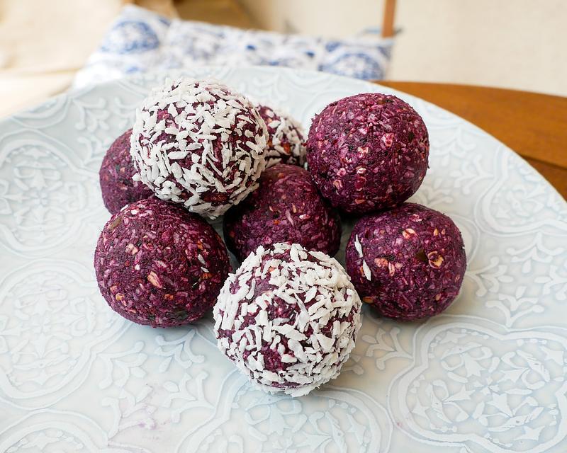 Bliss Balls aux myrtilles