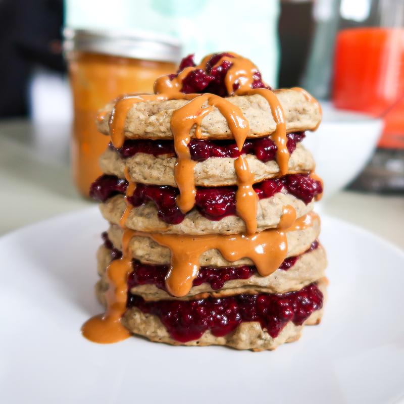 Pancakes PB & Jam