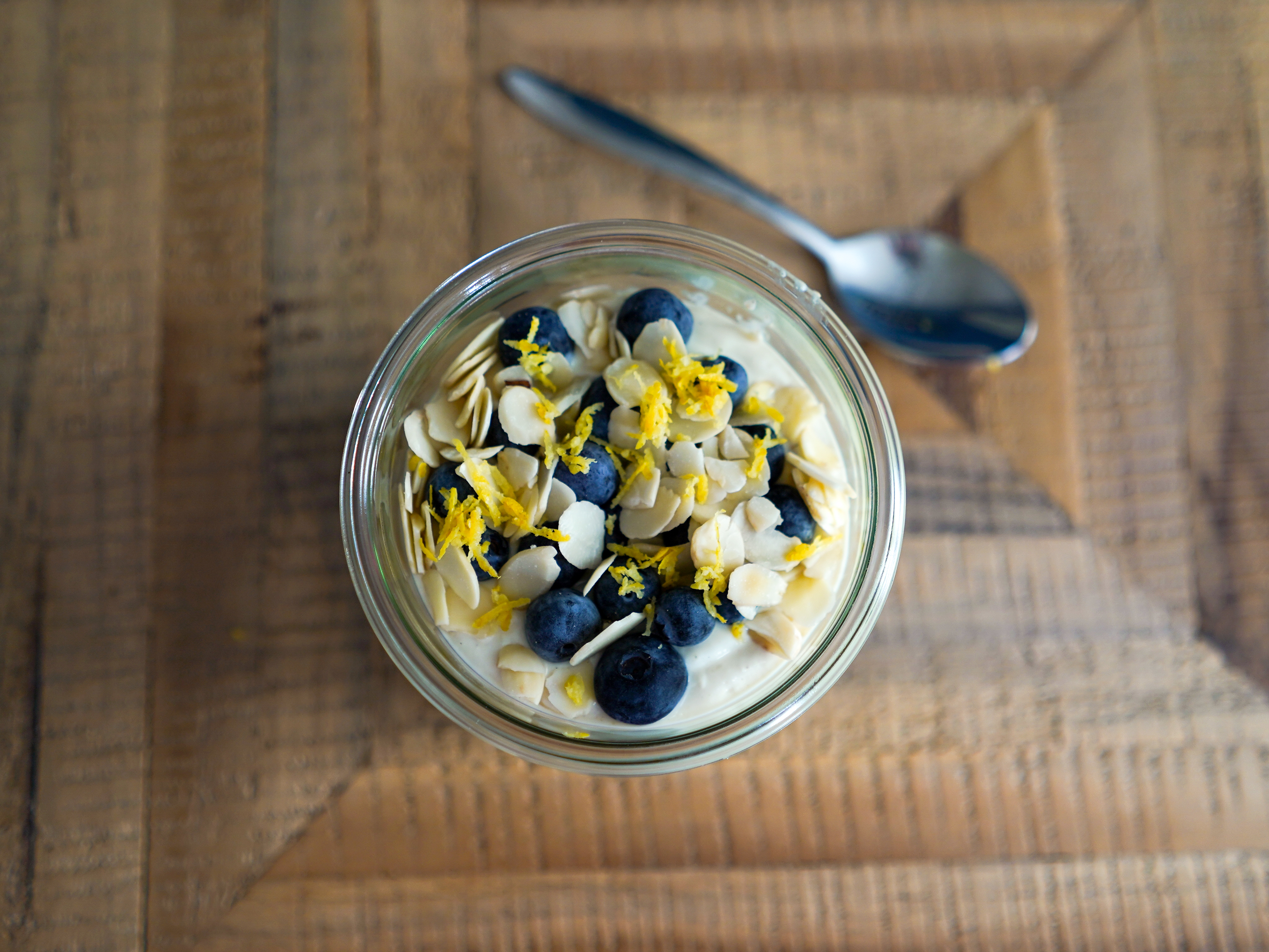 Overnight porridge façon cheesecake au citron