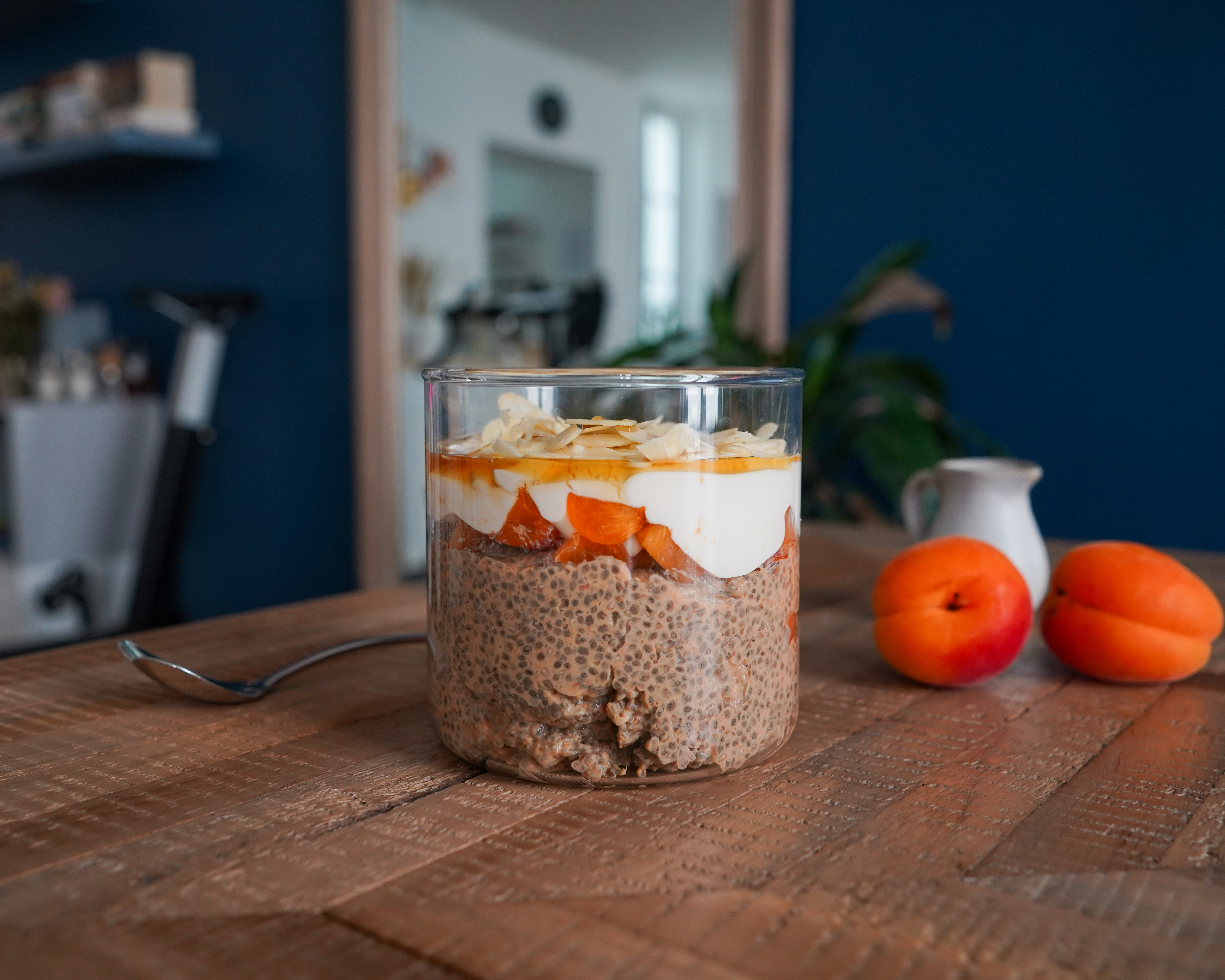 Pudding de chia à l'abricot