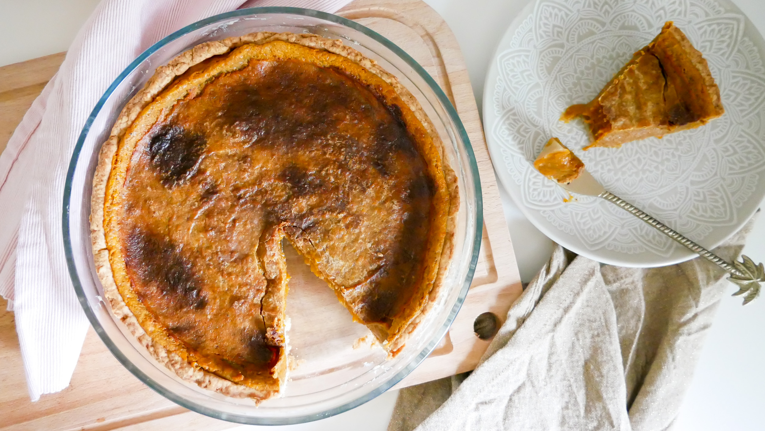 Tarte à la patate douce