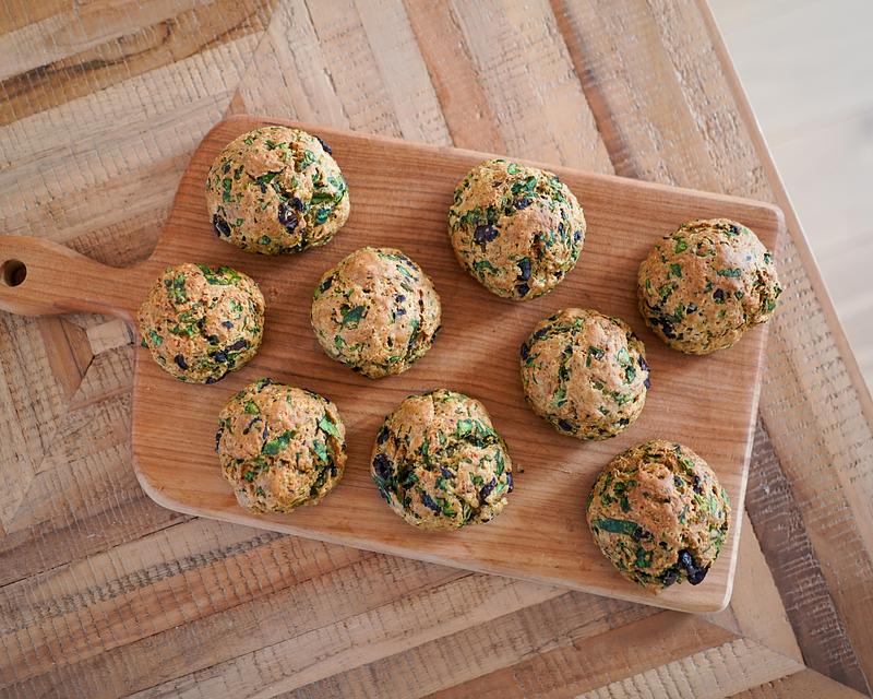 Petits pains olives & quinoa