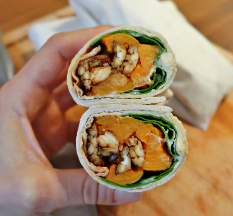 Burrito Tempeh & Patate Douce