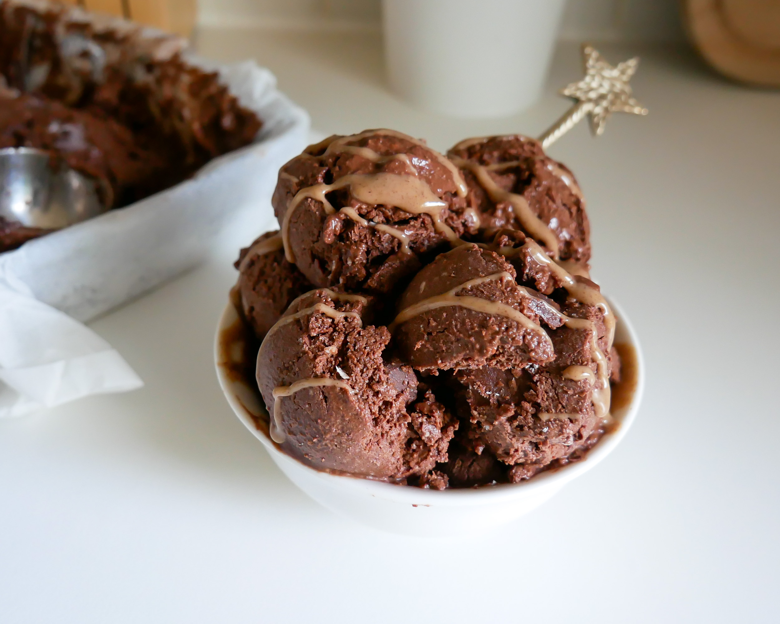 Glace au chocolat