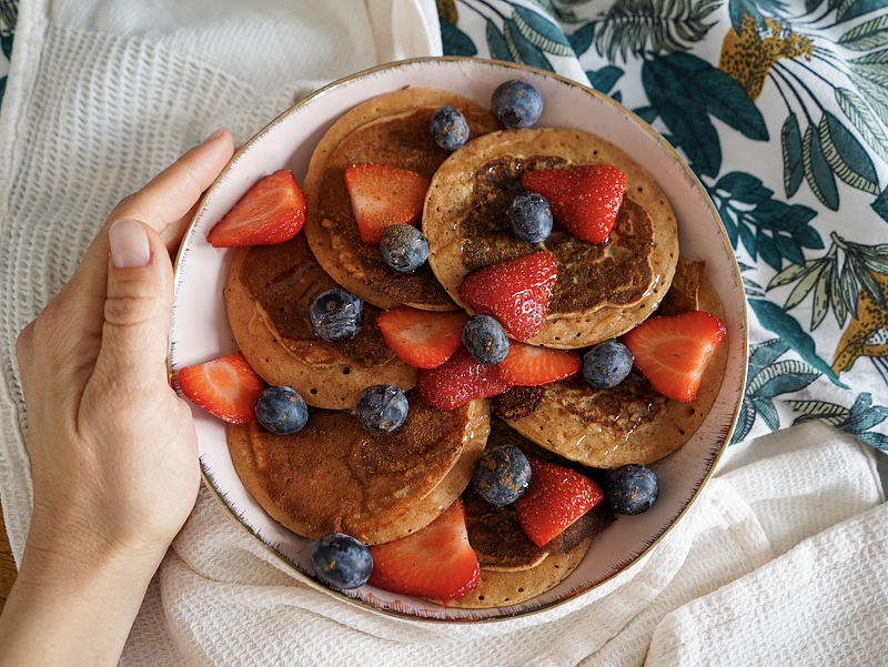 Pancakes de Lentilles Corail