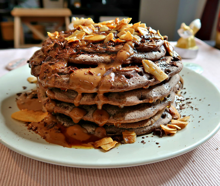Double Chocolate Pancakes