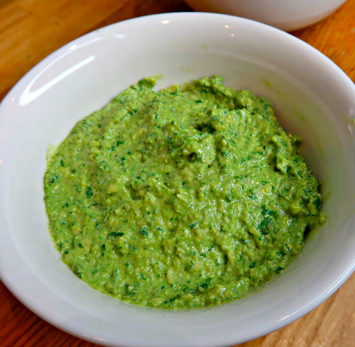 Pesto sans huile