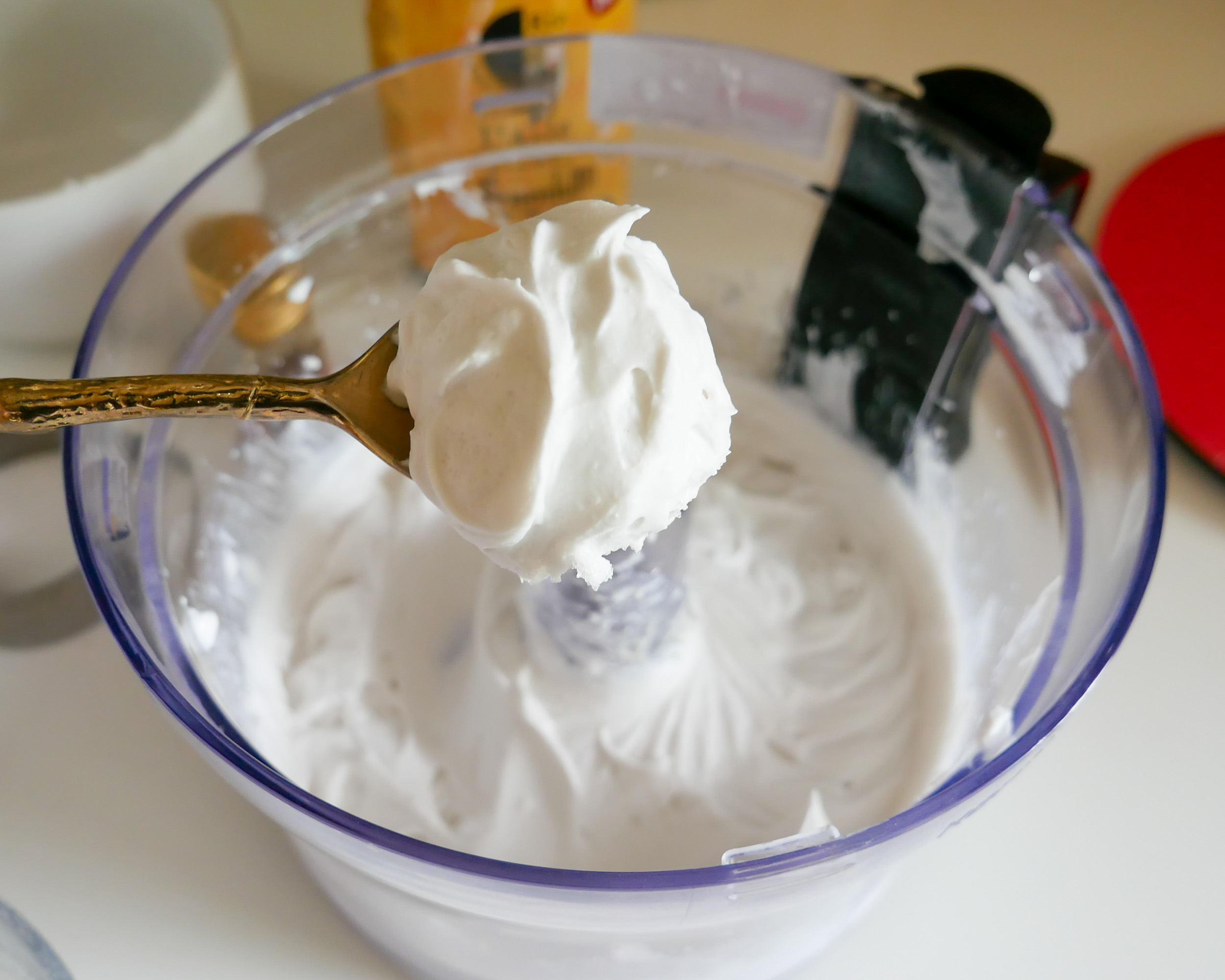 Crème de coco fouettée