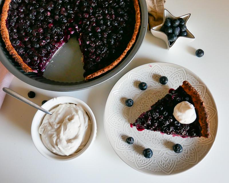 Tarte aux myrtilles