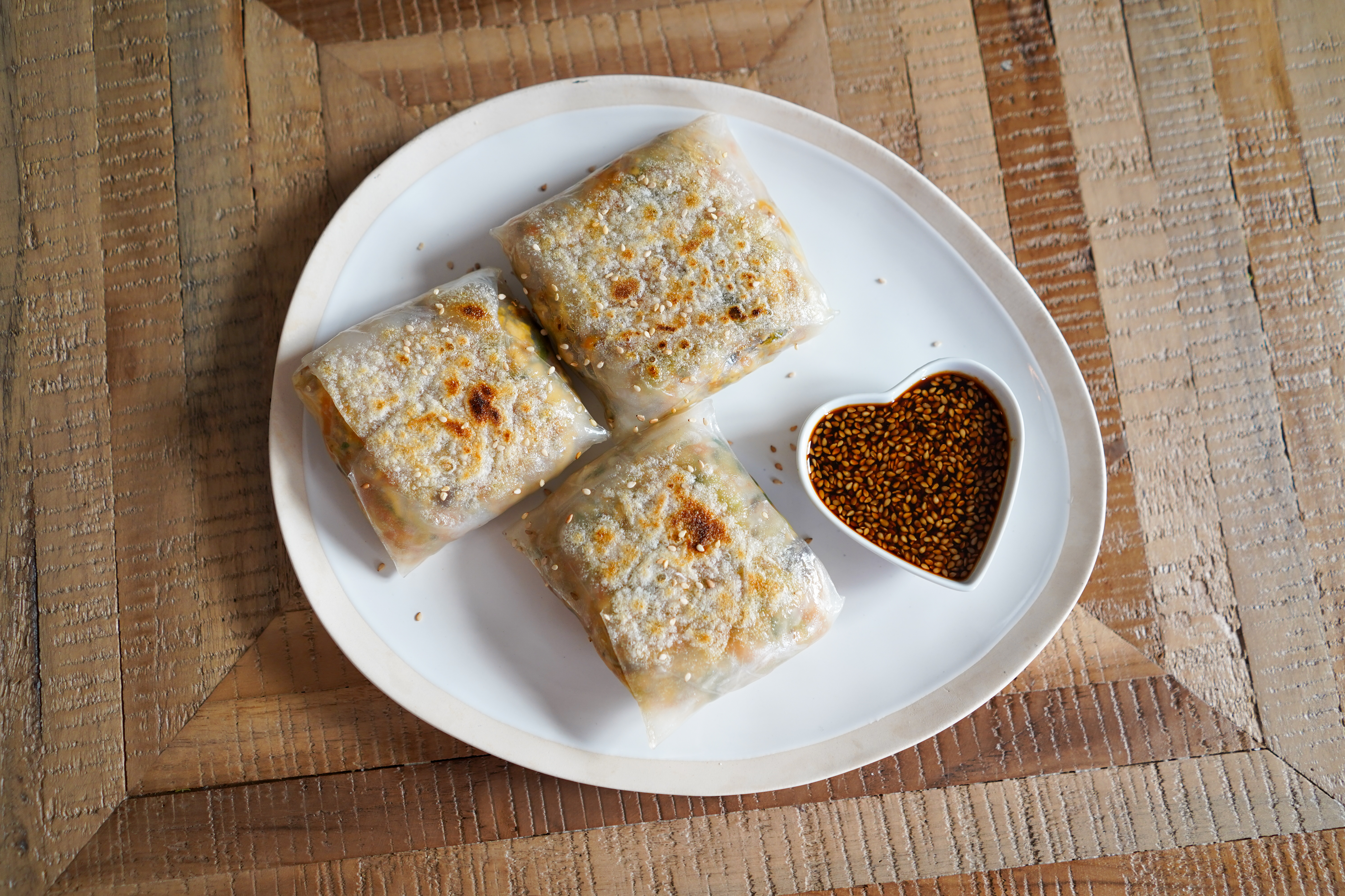 Wraps carrés au tofu