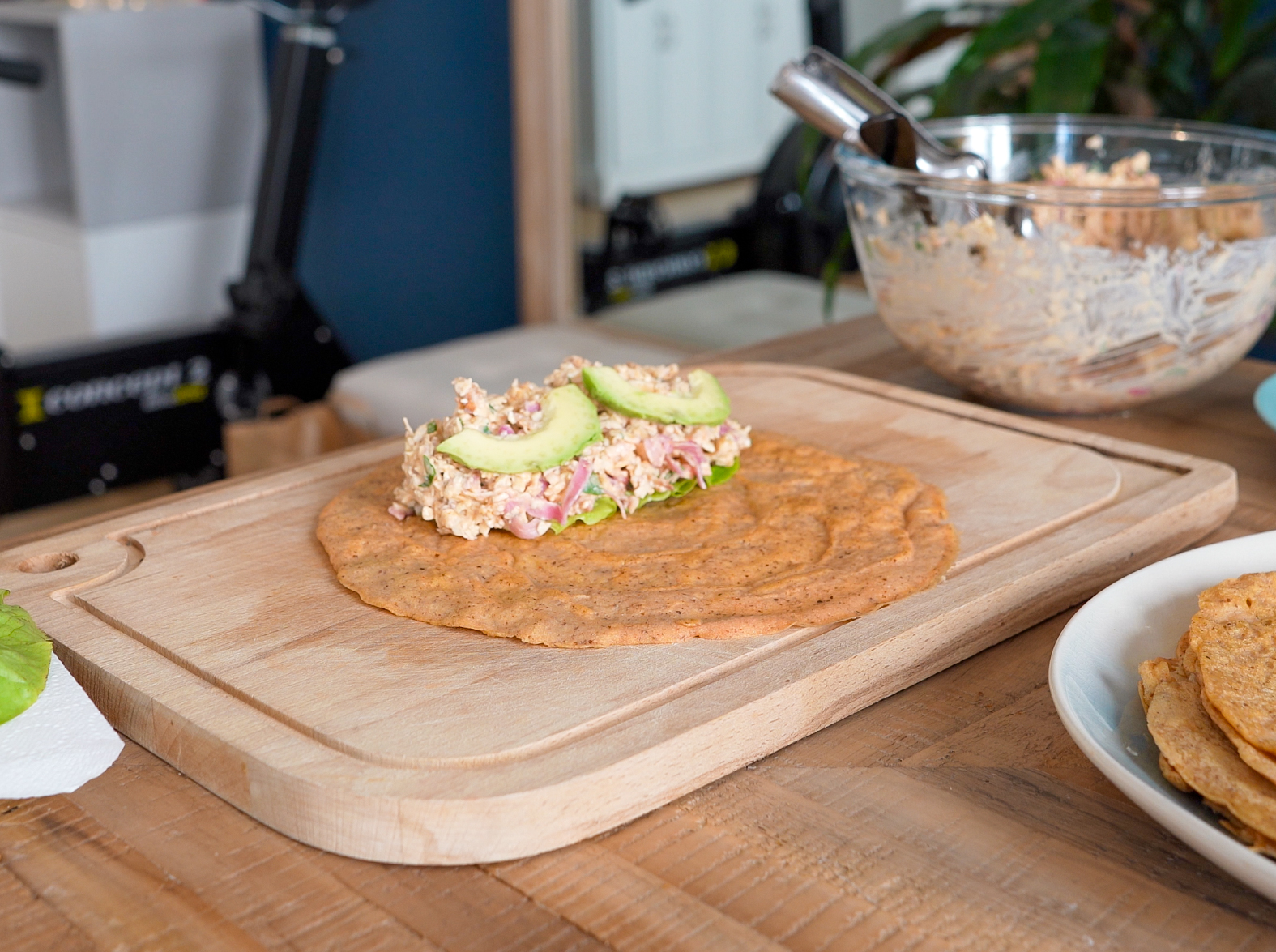 Burritos protéinés au tofu