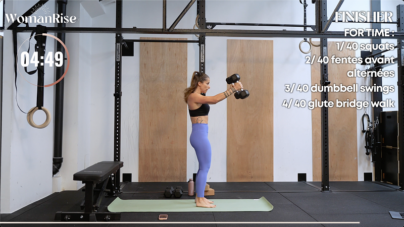 HIIT FOR TIME / FINISHER WOMANRISE 2 - CYCLE 6