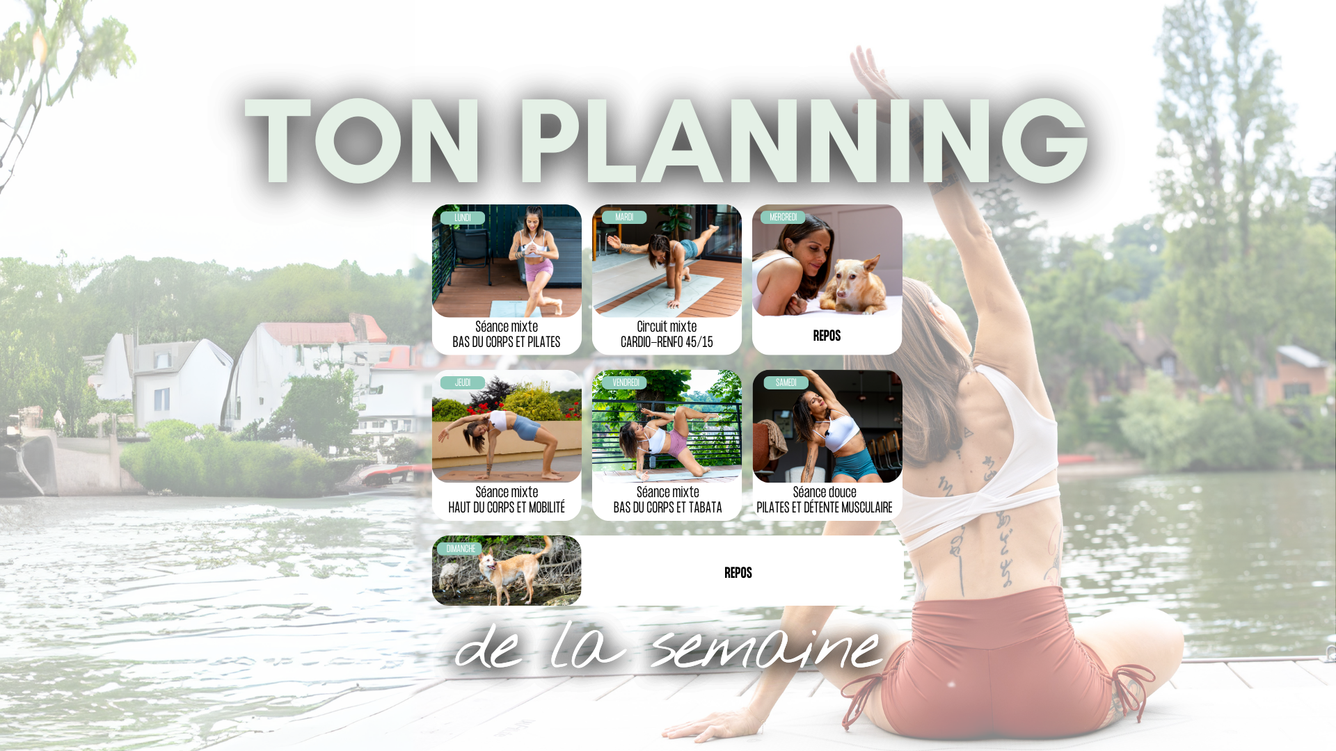 Planning et recettes de la semaine ( Juillet )