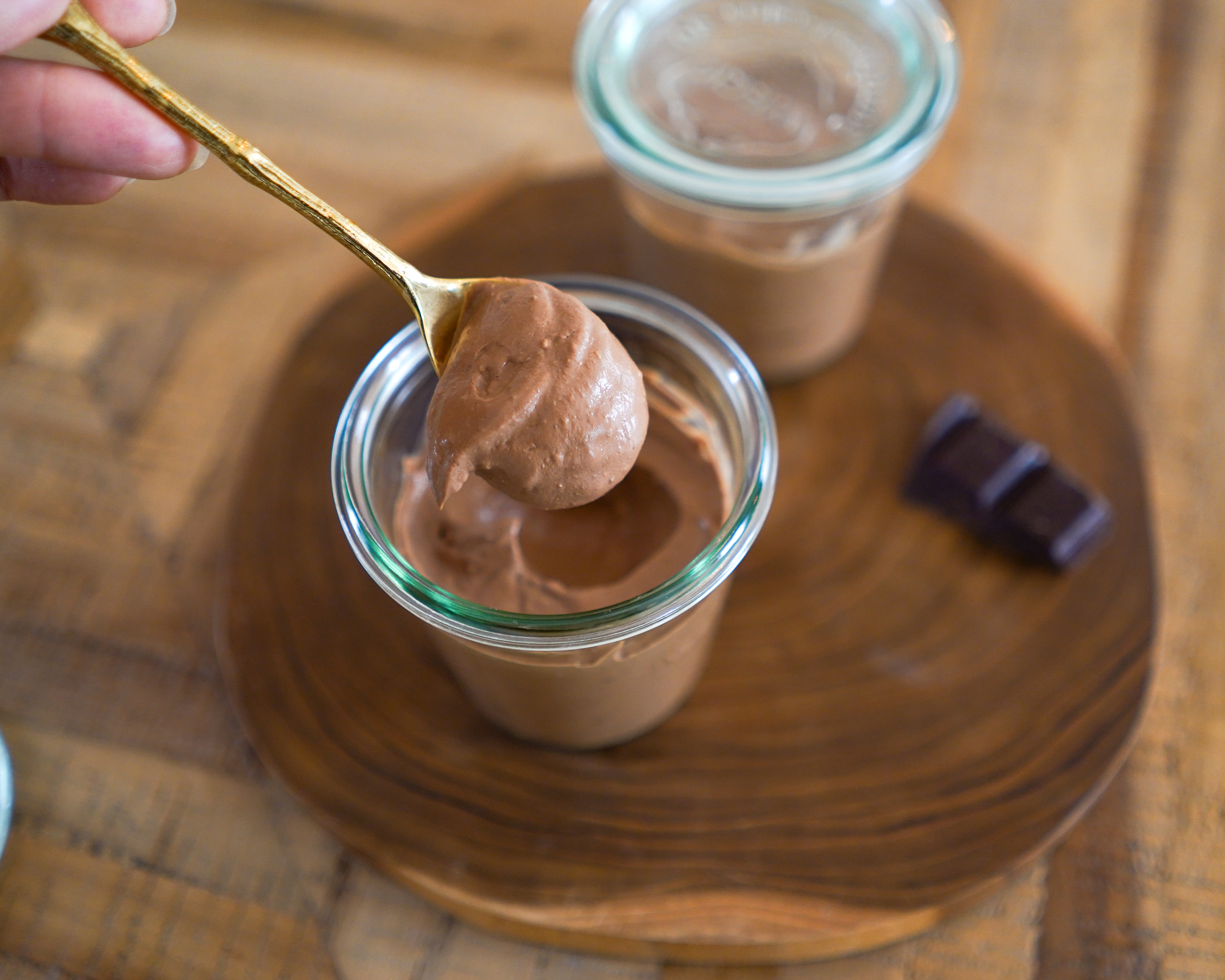 Crème fudgy tofu chocolat