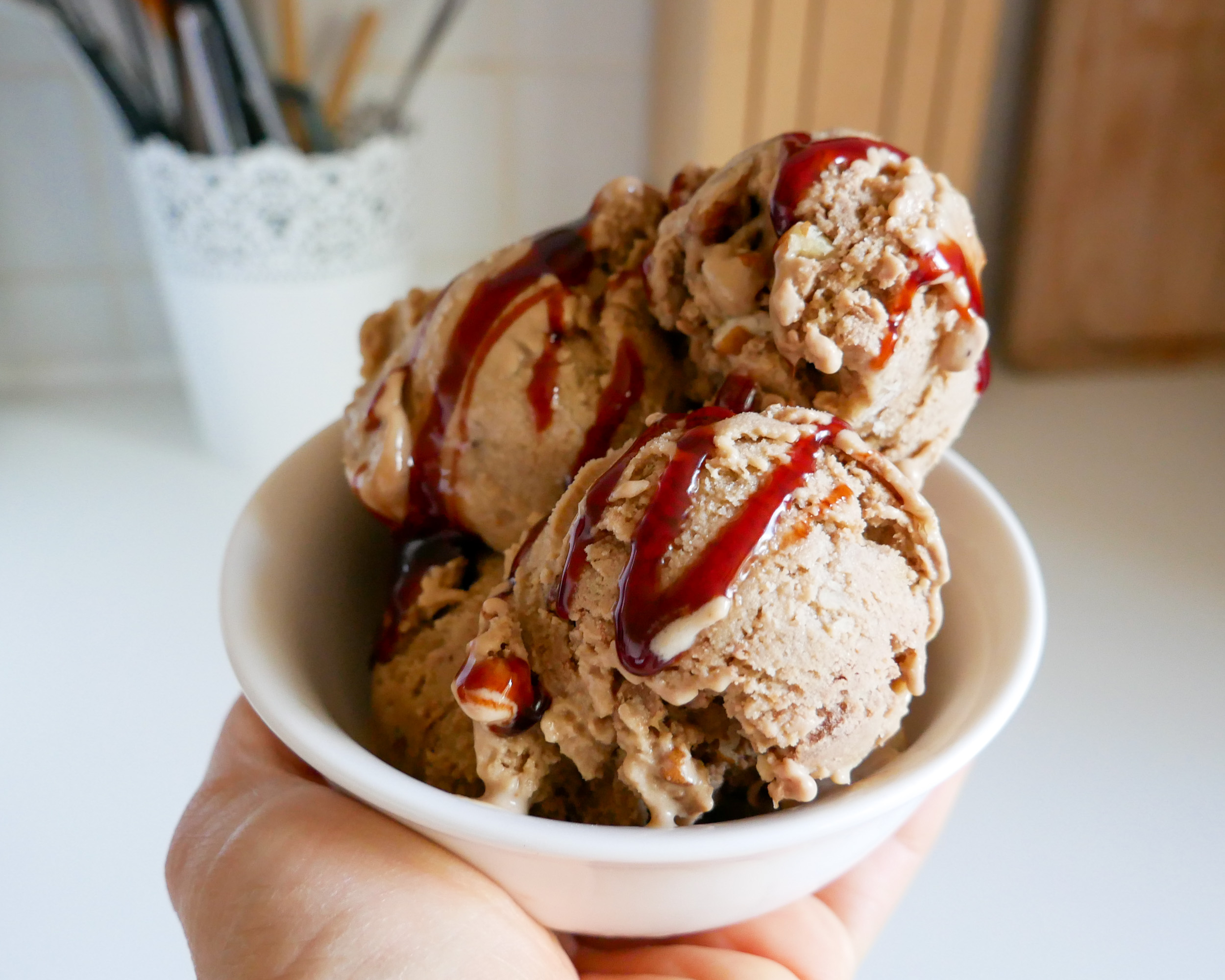 Nice cream Pécan cacahuètes