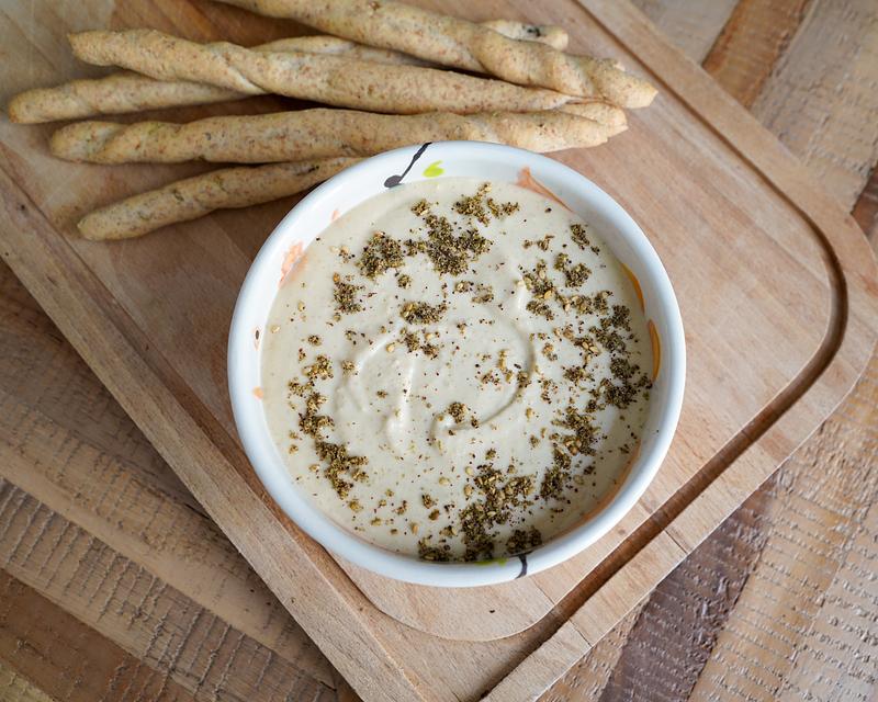 Houmous de lentilles corail