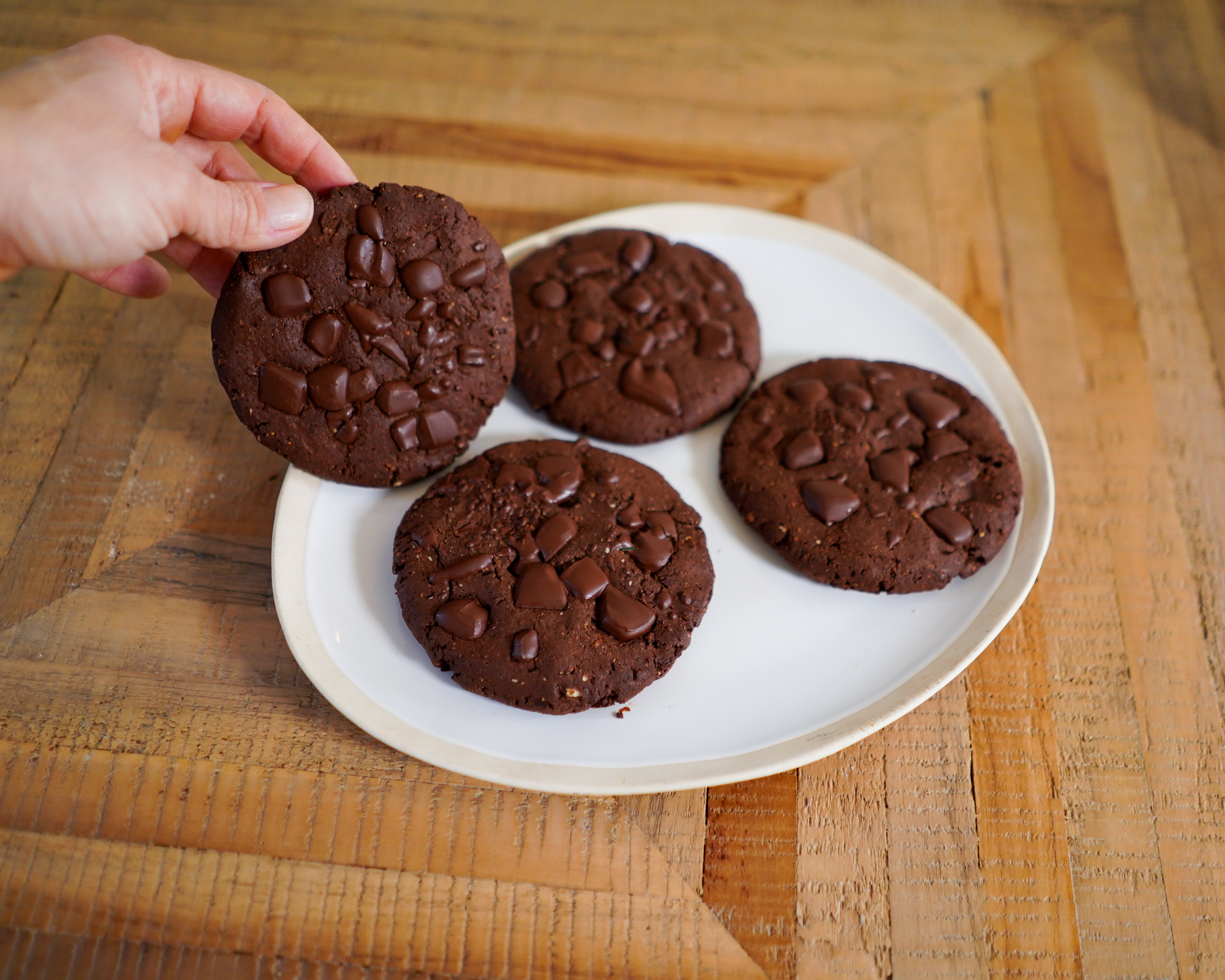 Cookies géants au chocolat
