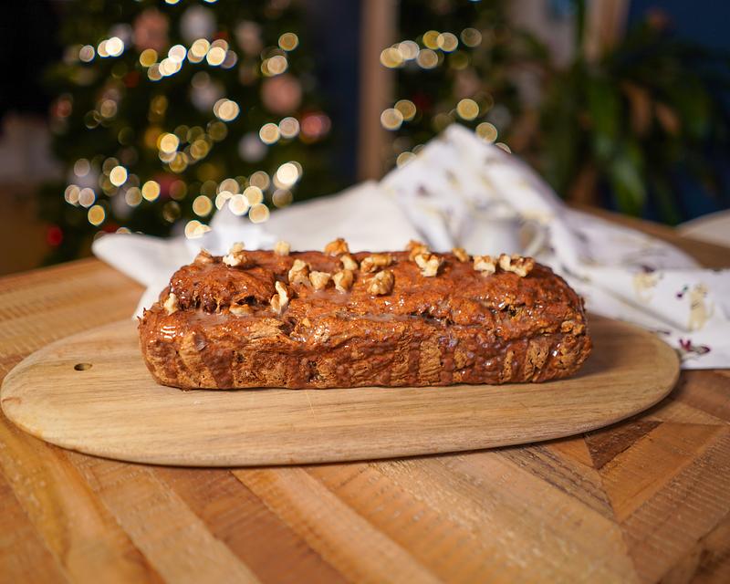Banana bread pomme-cannelle