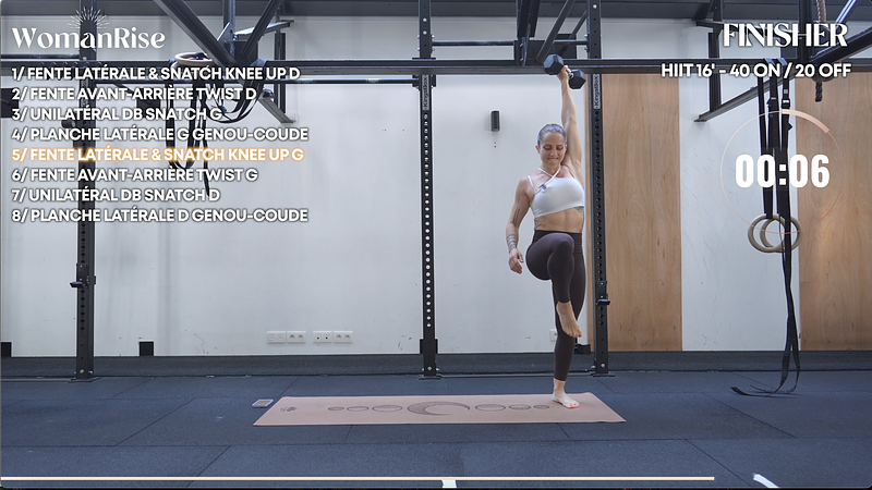 HIIT CIRCUIT 40/20 / FINISHER WOMANRISE 3 - CYCLE 11