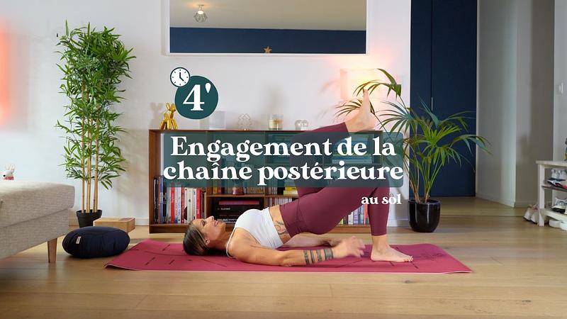 Engagement de la chaîne postérieure au sol