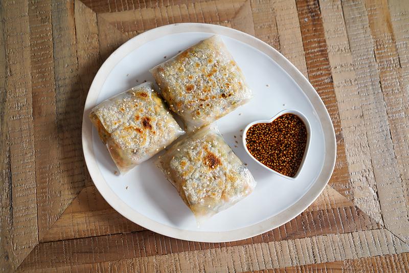 Wraps carrés au tofu