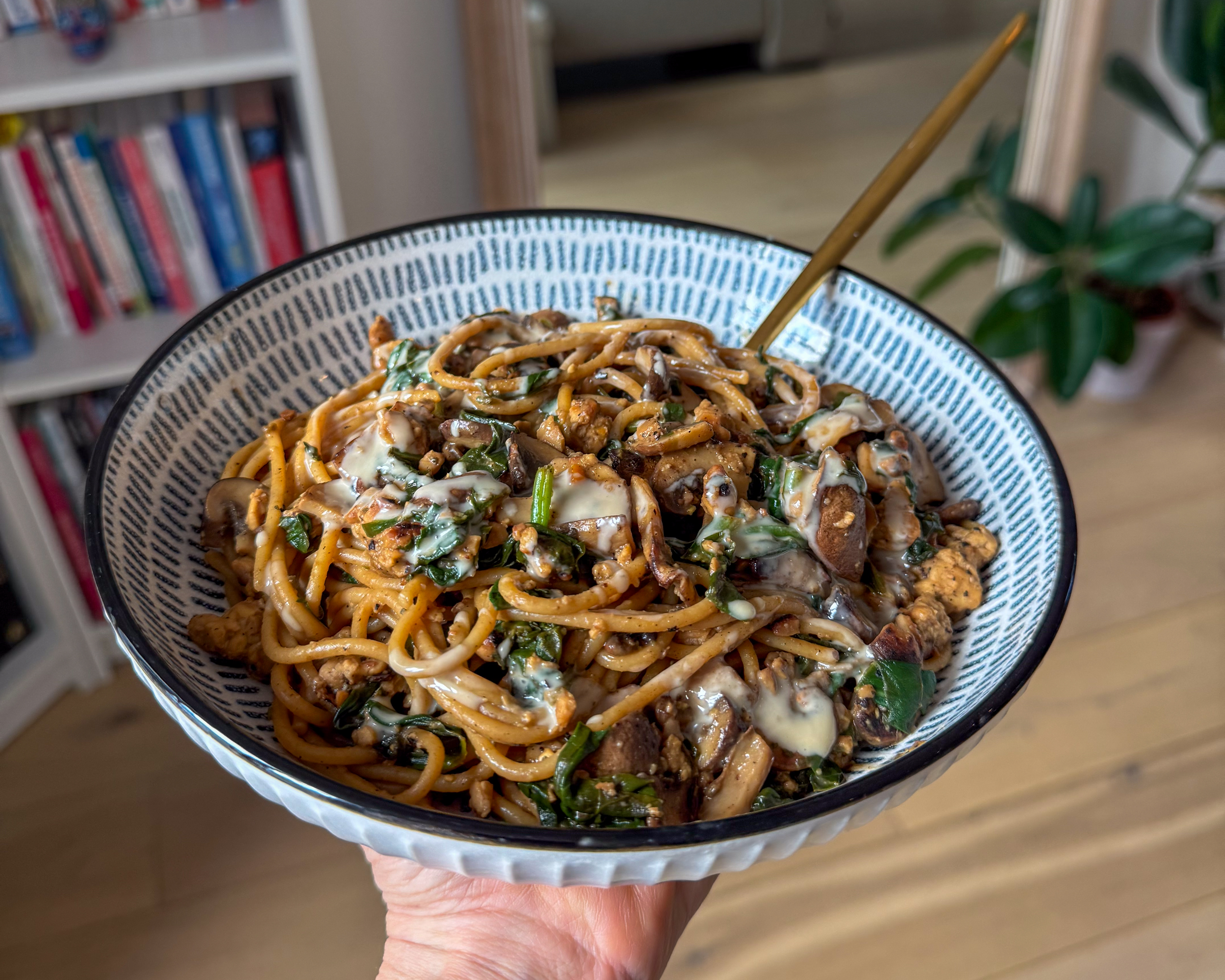 Spaghetti à la crème