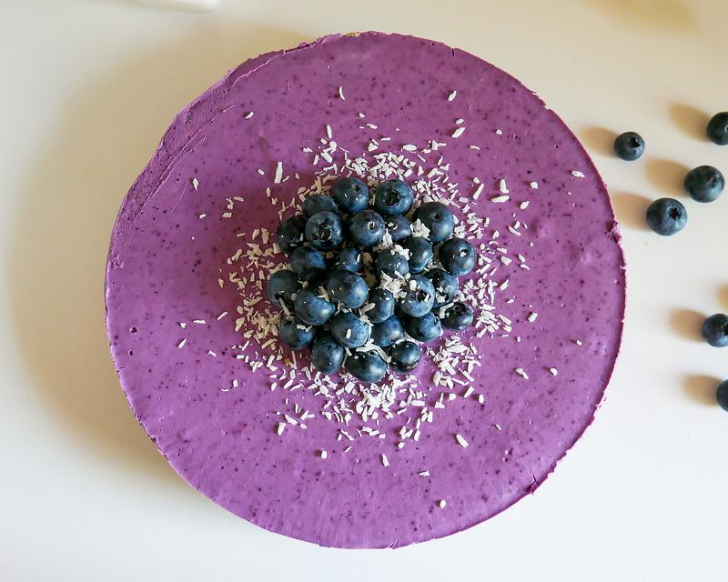 Cheesecake cru aux fruits rouges