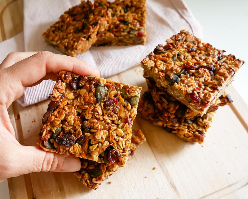 Barres façon Carrot Cake