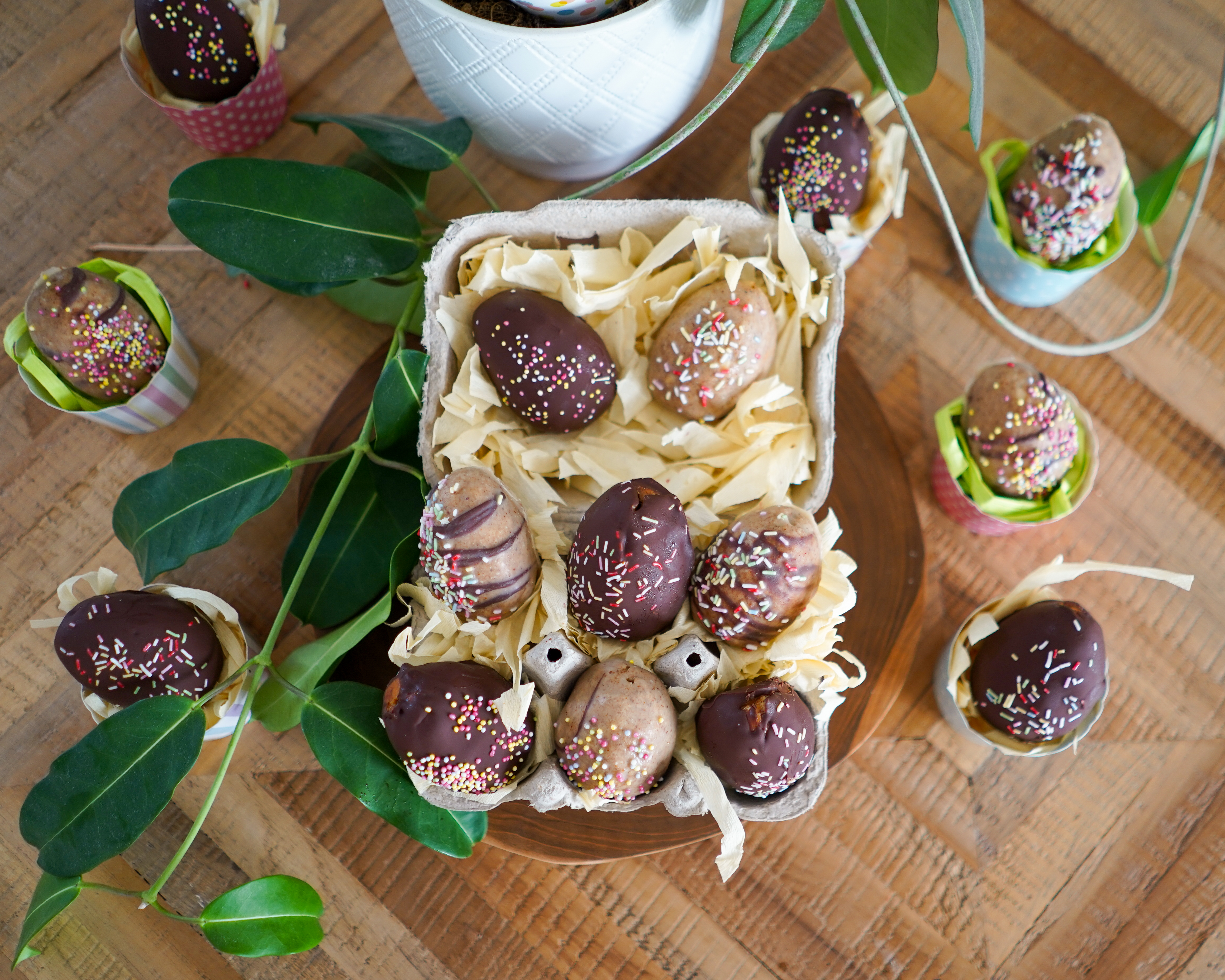 Oeufs de Pâques amandes/vanille