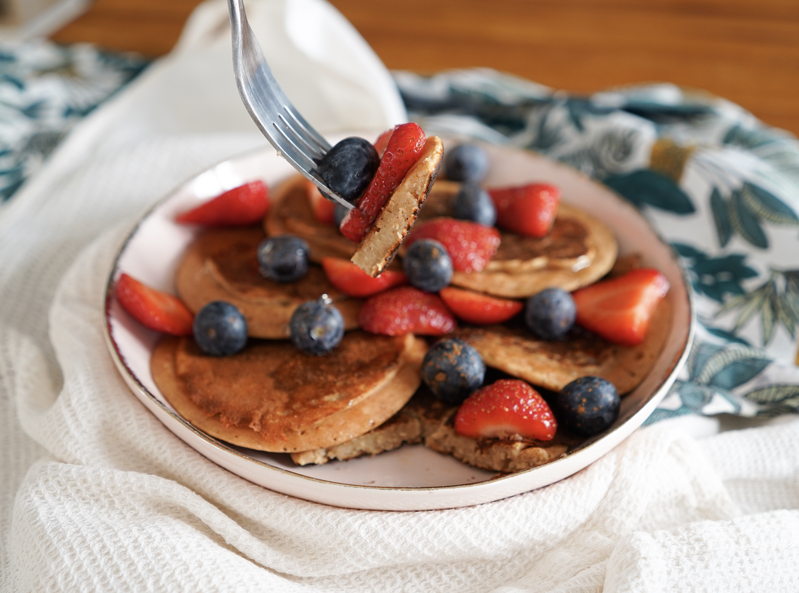 Pancakes de Lentilles Corail