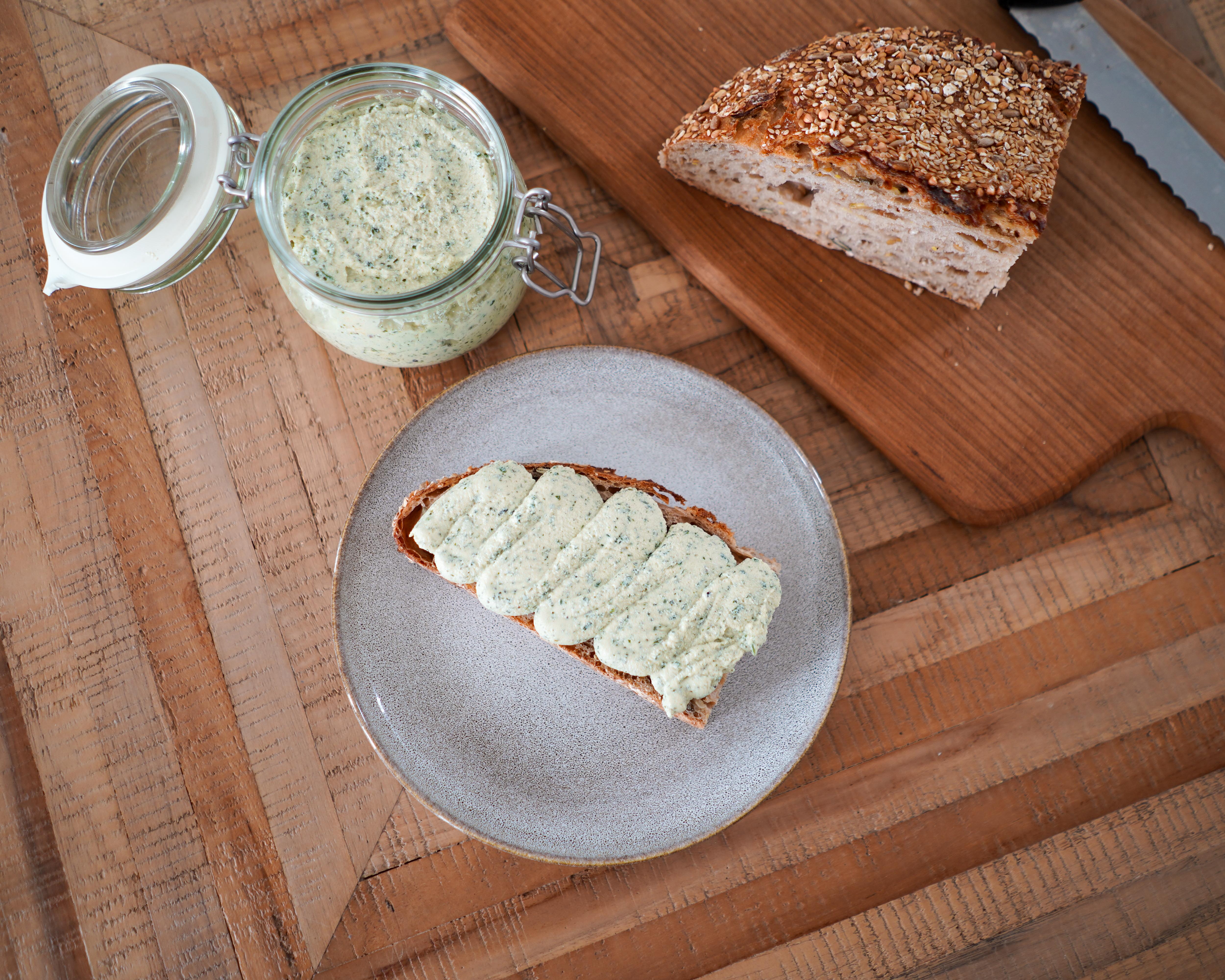 Ricotta de tofu menthe-basilic