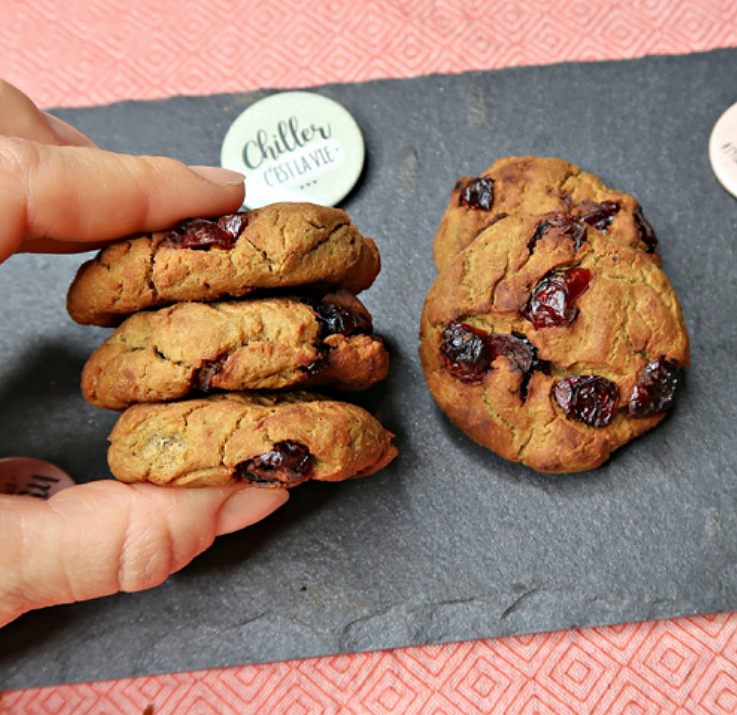 Cookies Protéinés Cranberries