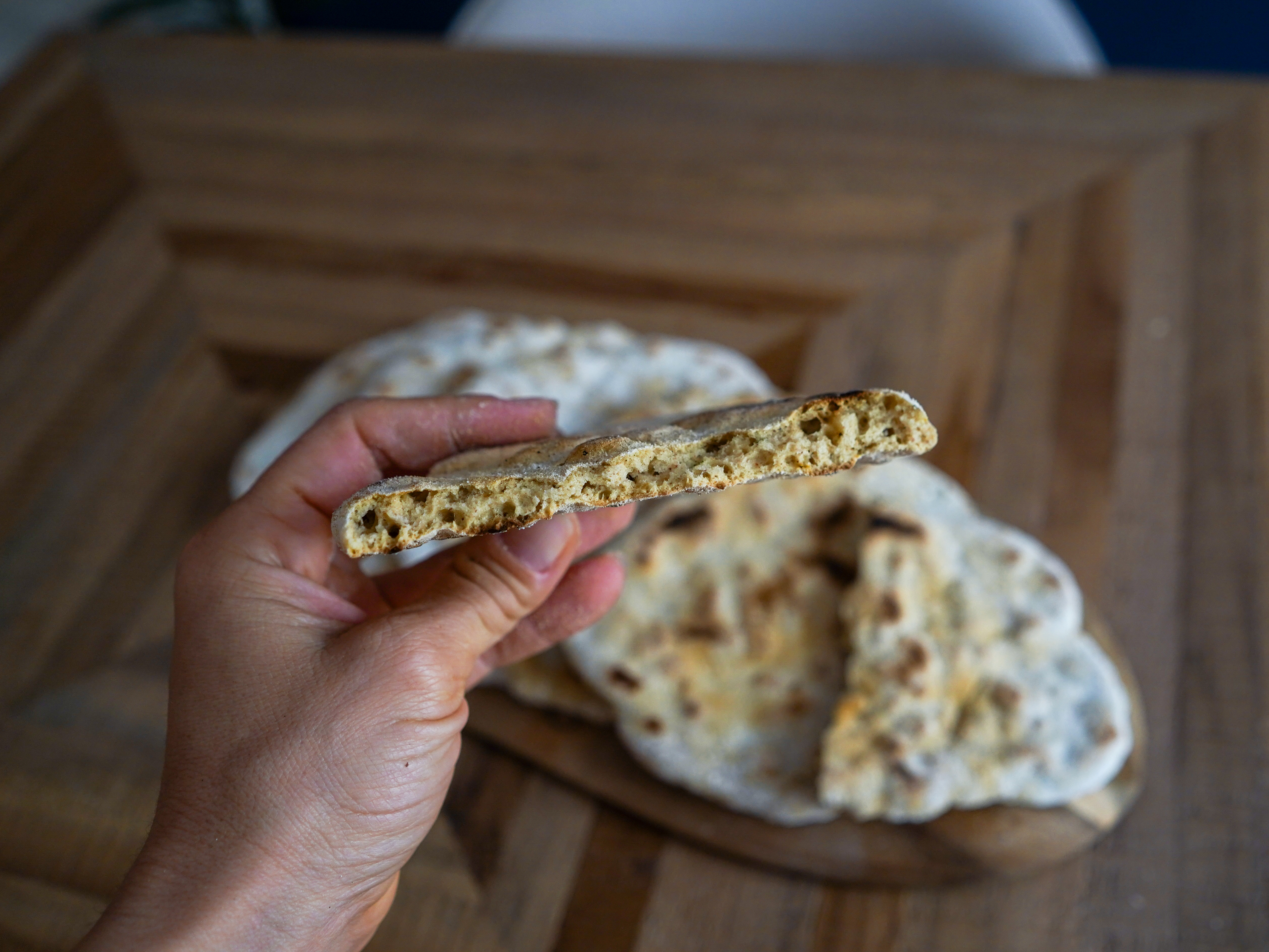 Naans à la poêle