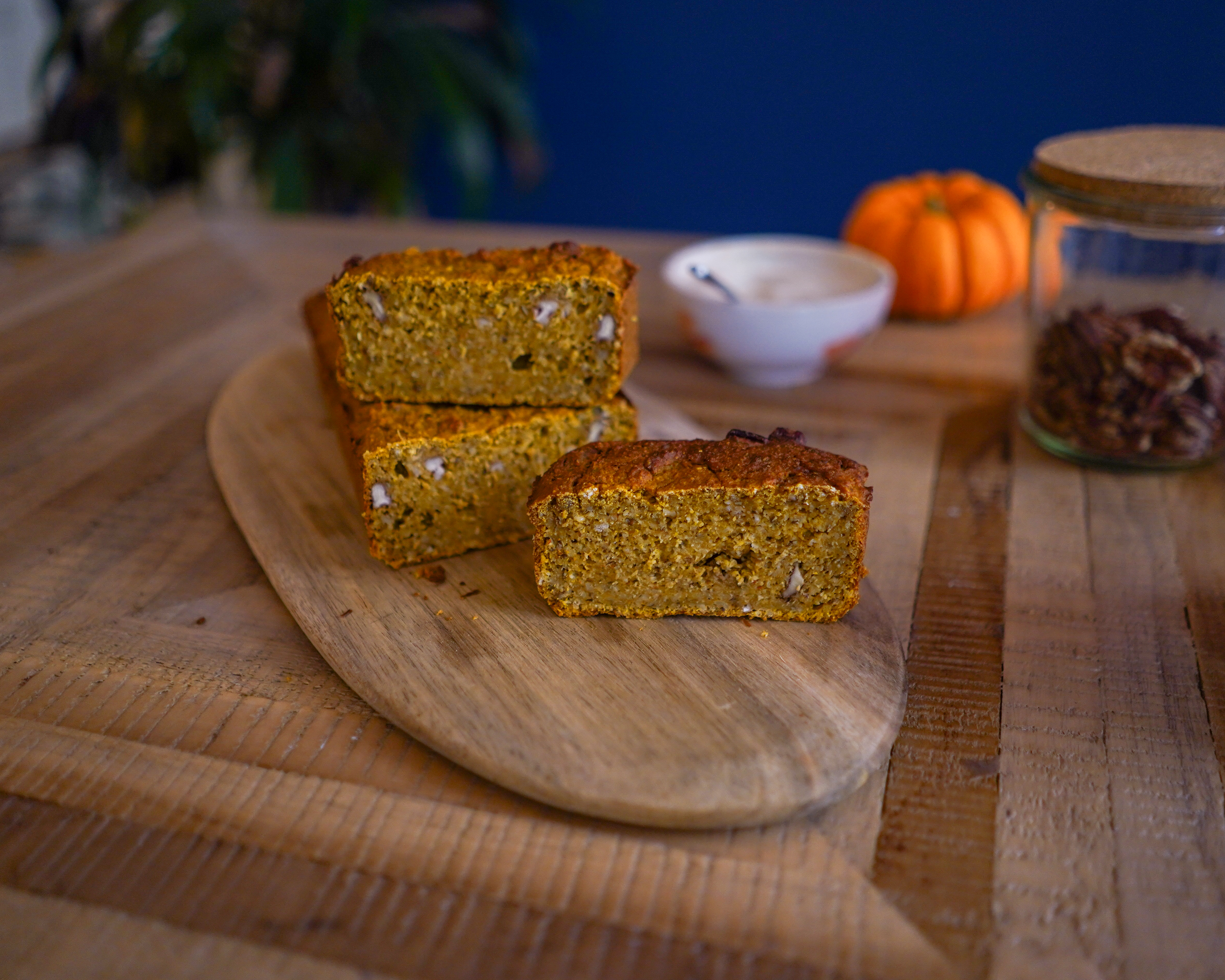 Breakfast porridge cake à la courge